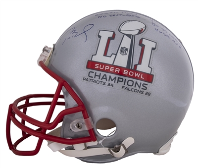 Tom Brady Signed and Multi-Inscribed Authentic Patriots Helmet (Tristar) 